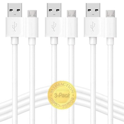 10FT 3 Pack Power Extension Cable for Wyze Cam v2 v3,WyzeCam Pan,Oculus... 