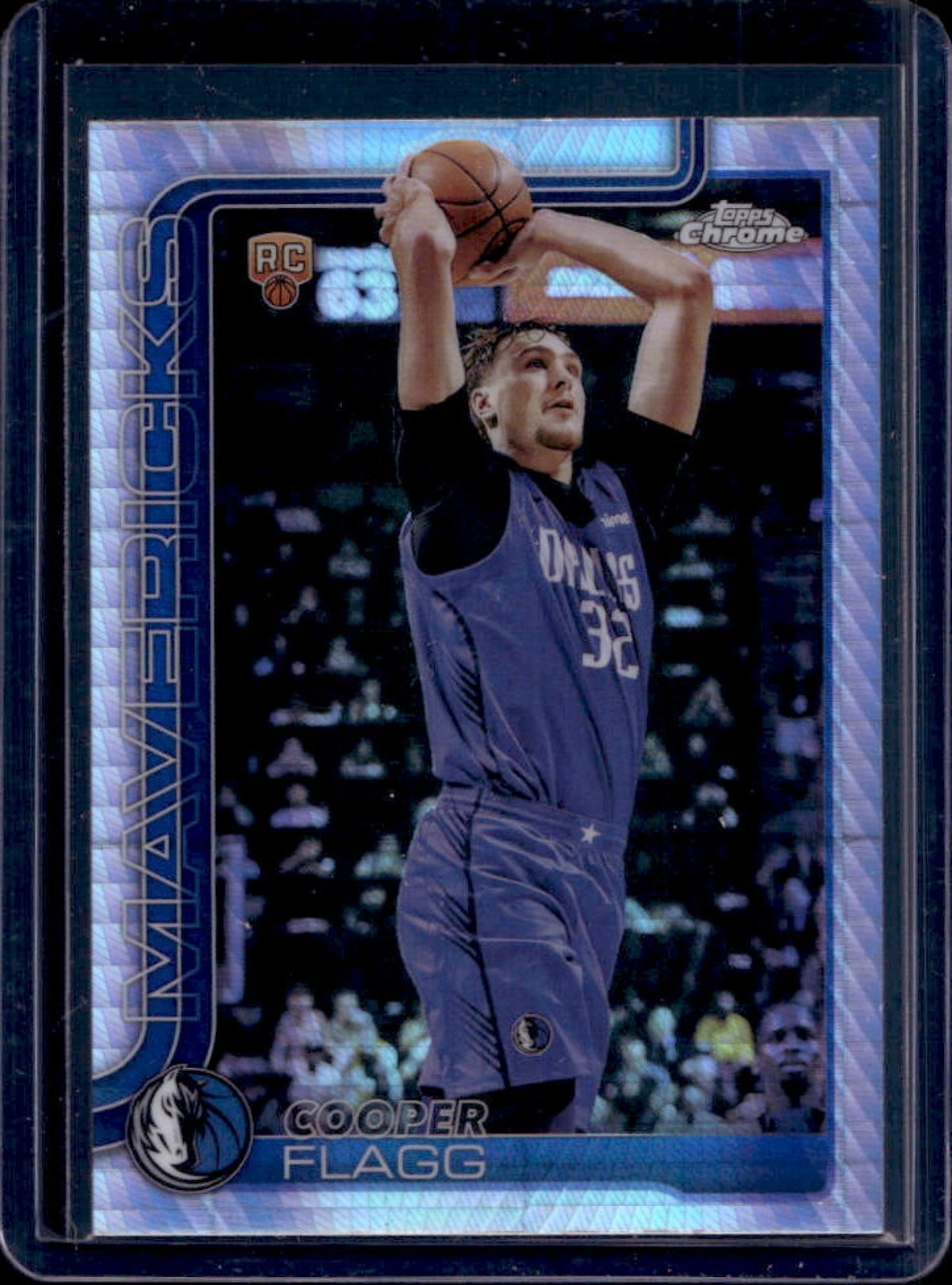 2025-26 Topps Chrome Cooper Flagg RC Prism Refractor #251 Mavericks