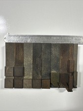 4” Wood Letterpress Type Lot Of 9