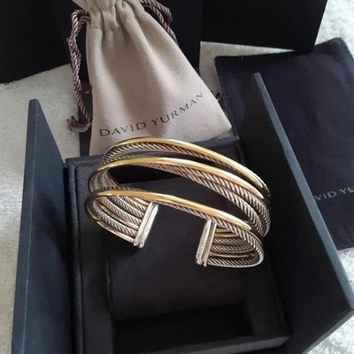 David Yurman Crossover Cable Cuff Bracelet
