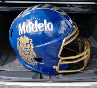 Cerveza Modelo Large Football Helmet Store Display RARE Bar Beer  Memorabilia | eBay