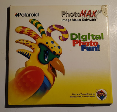 Polaroid PhotoMAX SE Version 2.1 Cdrom Vintage Software