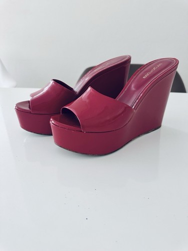 SERGIO ROSSI Schuhe Plateau Wedges Rot Lackleder Euro EU 41 UK8 US 10 AU 10 - Bild 18 von 24