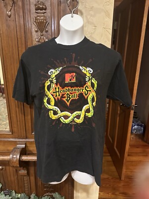 Vintage 1991 Pushead MTV Headbangers Ball Tour Band T Shirt | eBay
