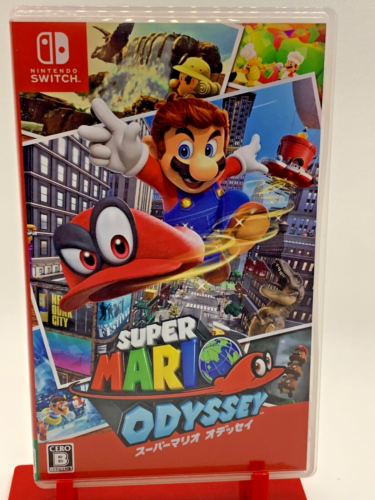 Super Mario Odyssey Nintendo Switch  Japanese Version PLAYS IN ENGLISH - Picture 1 of 3