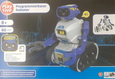 PLAYTIVE® JUNIOR DIY Programmier Roboter 26cm Kreativ Spielzeug programmierbar