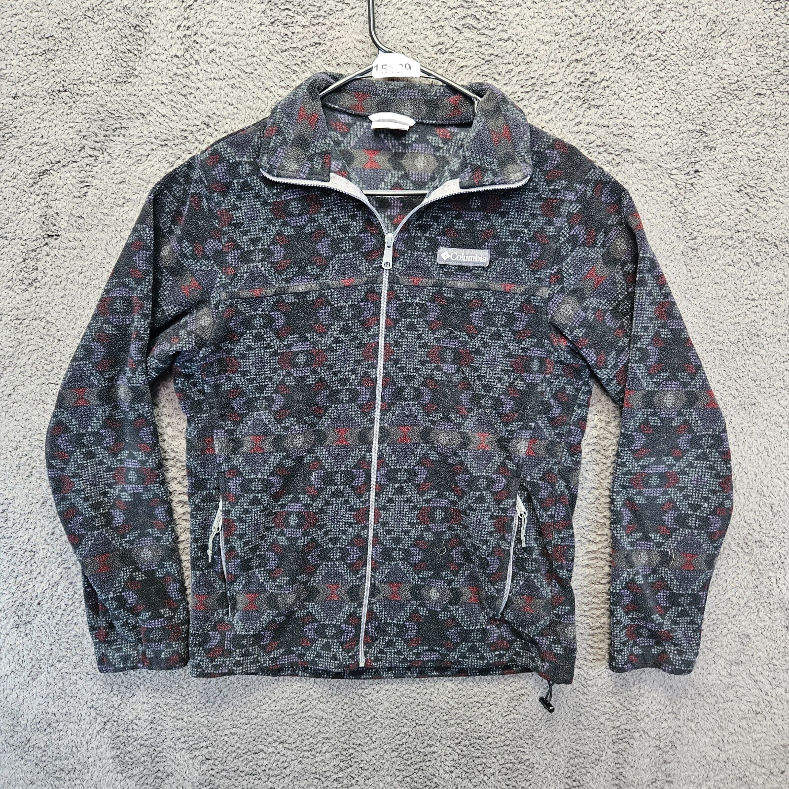 Columbia Steens Mountain Men's Small Black Fleece Full-Zip Jacket