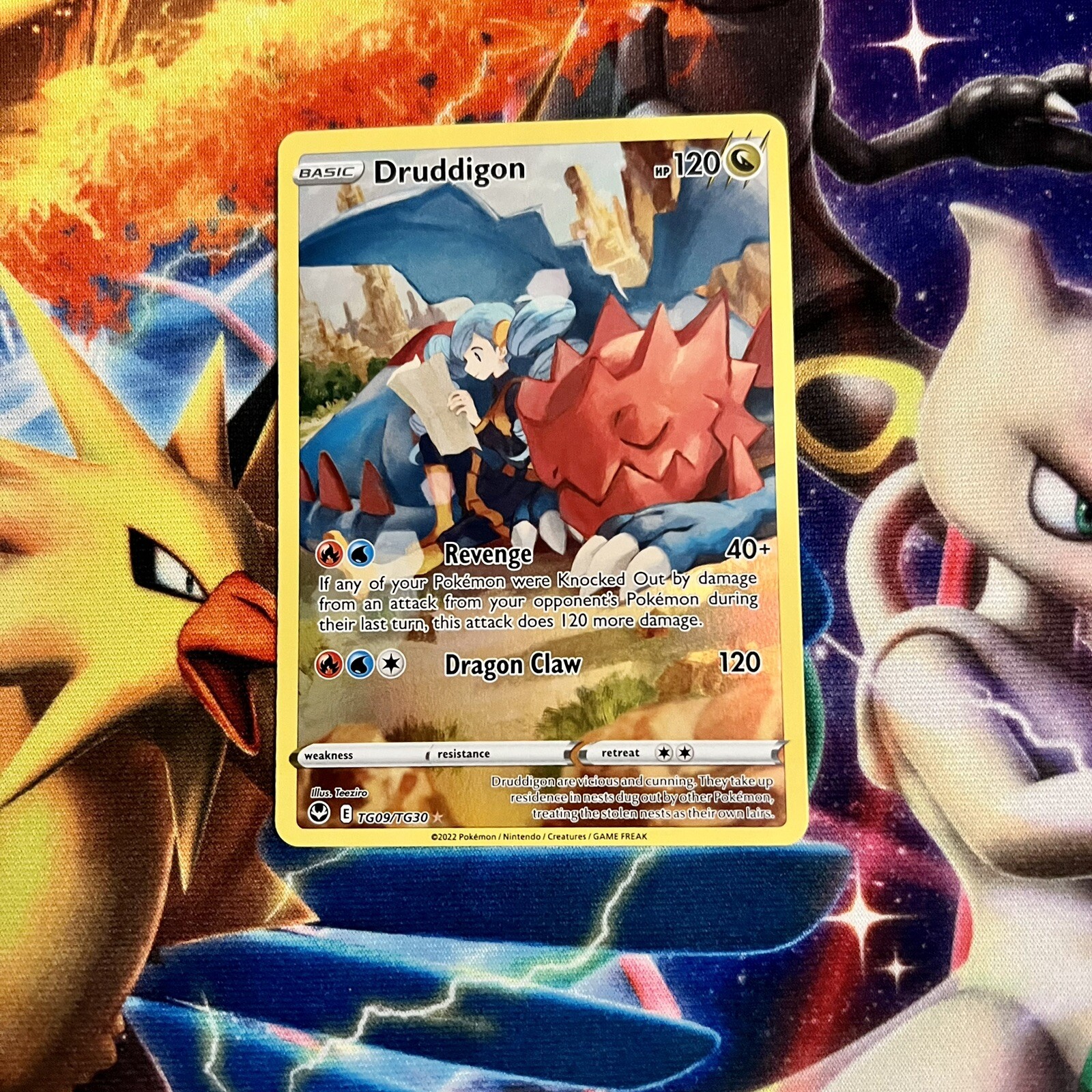 Pokémon Druddigon Card Silver Tempest | eBay