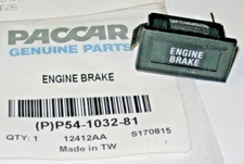 ~NEW PACCAR KENWORTH ENGINE BRAKE DASH INSERT INDICATOR LAMP ID~ P54-1032-81
