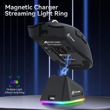 ATTACK SHARK X11 Tri-Mode Wireless Gaming Mouse with RGB Charging Dock, 22000DPI — image 3