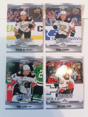 4 Trading cards TEAM Anaheim Ducks Mvp-Hockey NHL Saison 2024 /25 (27,33,54,91)