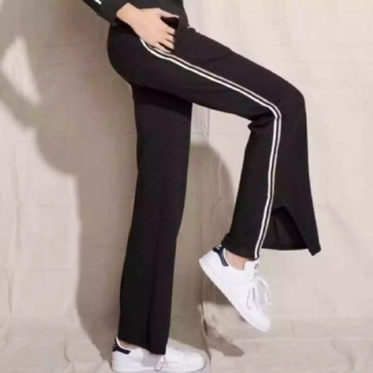 Metallic store track pants