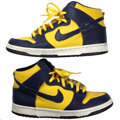 1999 Nike Dunk High - Michigan | eBay