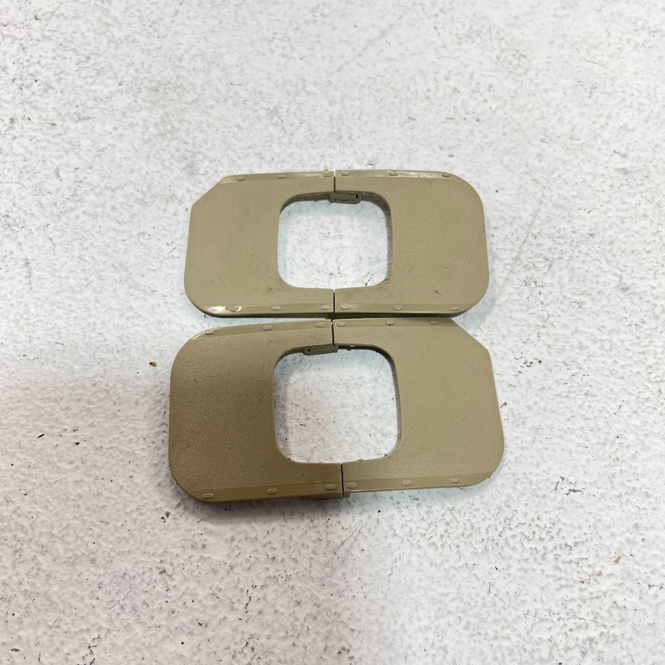 AUDI Q7 2017 2018 2019 PREMIUM ASIENTO DELANTERO CUBIERTA BEIGE FABRICANTE DE EQUIPOS ORIGINALES CONJUNTO DE 2 PIEZAS Foto 2 de 4