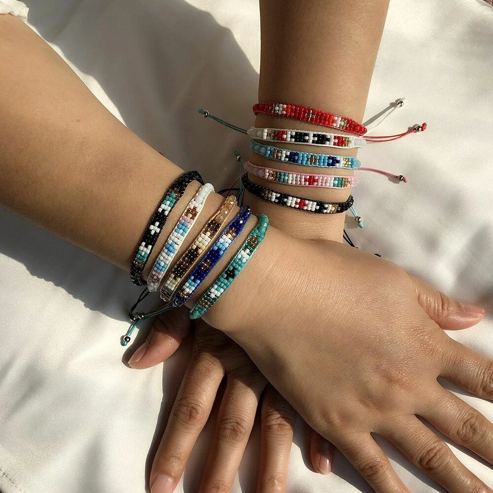 Vintage Style Bracelets Beach Bohemian Wrist Band Bracelet Gifts