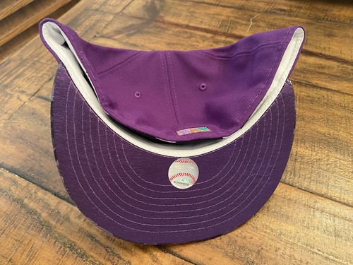 MyFitteds ARIZONA DIAMONDBACKS 1998 "EGGPLANT NIGHT CAMO" NEW ERA Fitted 7 3/4 - Picture 10 of 15