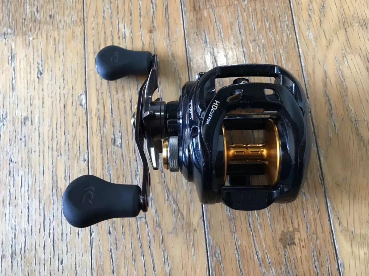 DAIWA TATULA HD Custom 150HL-TW Baitcast Fishing Reel Very Good Condition  Japan