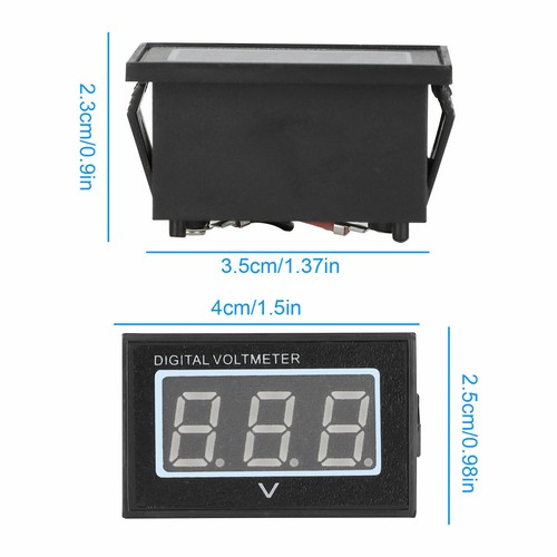48V Golf Cart Digital Volt Meter Battery Gauge Club Car EZGO Yamaha 48 Volt BLUE - Picture 6 of 8
