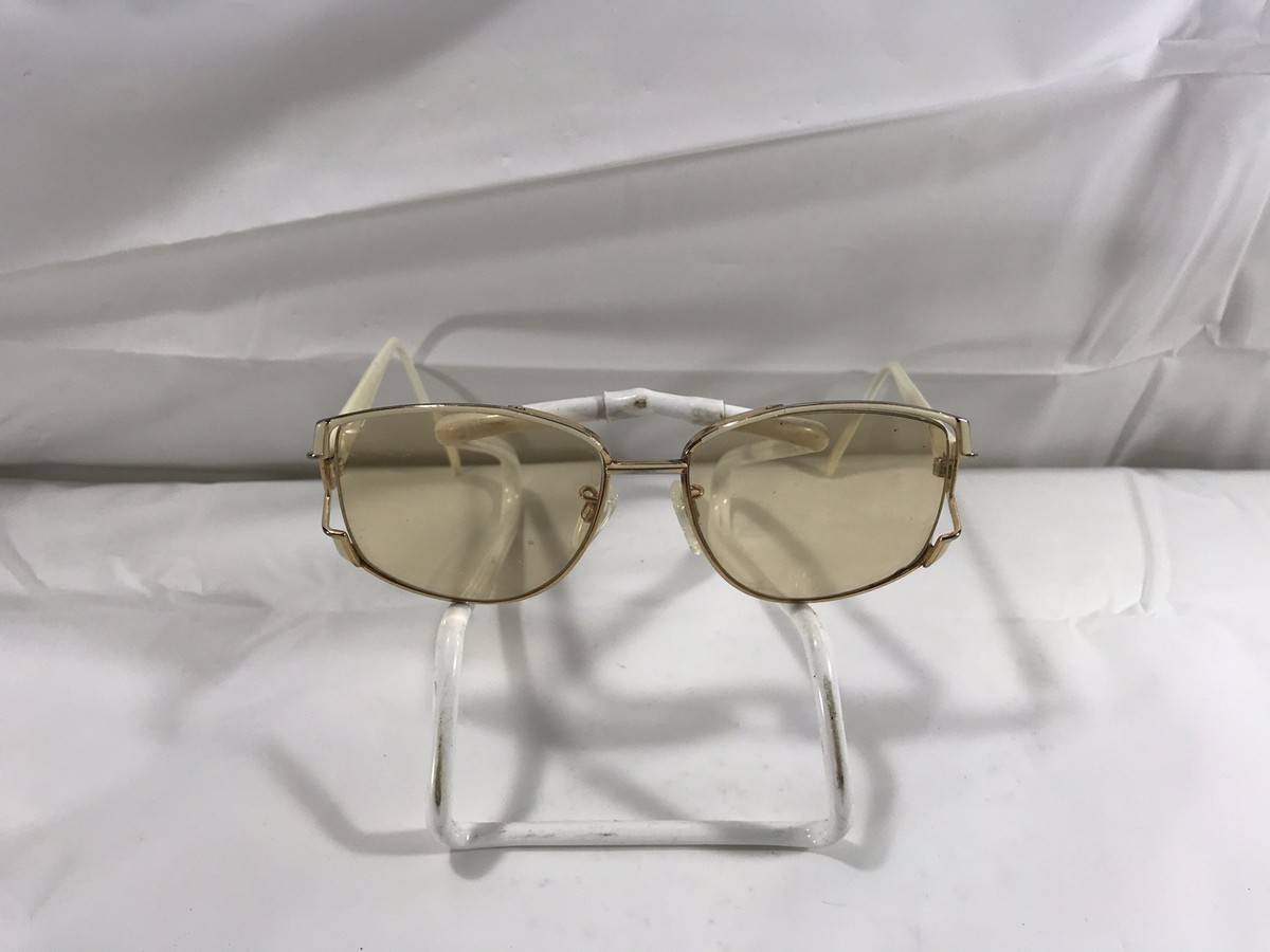 Vintage Tura Eyeglasses Gold Rim Metal 57017 Aviator Sunglasses Great Shape