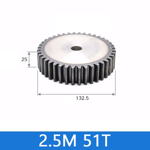 Engranaje de piñón Spur Gears 2.5 Mod engranaje de transmisión 12-100 dientes 45#engranaje plano de acero - Imagen 52 de 72