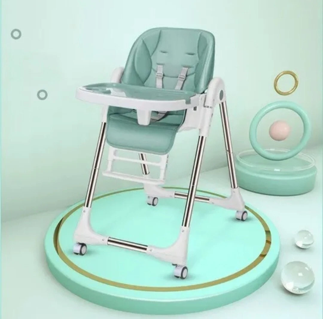 Baby High Chair With Wheel Feeding Baby Table for Feeding Highchair To Eat
Opens in a new window or