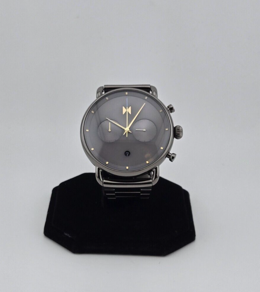 MVMT Men's Chrono Black Dial Stainless Steel Watch - 28000289-D