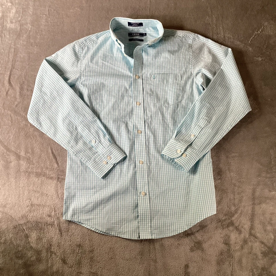 Izod 男孩衬衫 L 码 14/16 纽扣长袖  — 第 2/4 张图片