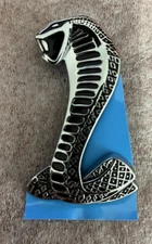 FORD MUSTANG COBRA SNAKE EMBLEM BADGE LEFT FENDER DRIVER 1994-2004