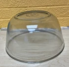 Vintage ANCHOR Hocking Clear Glass Mixing BOWL 4 Qt/4 L. USA 10”