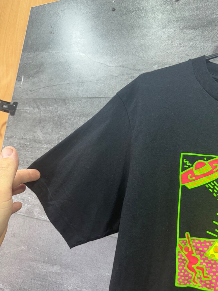 T-shirt Uniqlo Keith Haring Space Alien - Noir - Taille XS - Neuf Sans étiquette