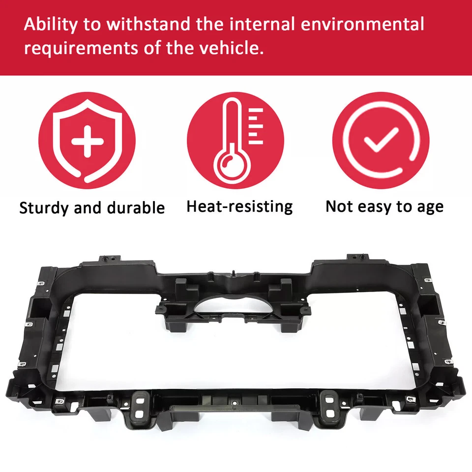 HECASA Bumper Grille Shutter Bracket For 2014-2019 GMC Sierra 1500 2500HD 3500HD Foto 2 de 4