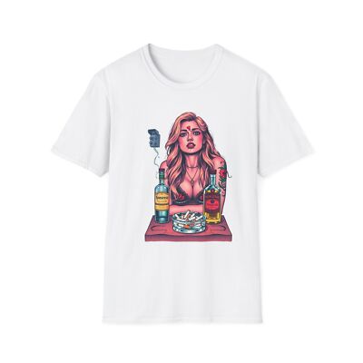 Bold Graphic Tee with Retro Vibe, Perfect for Parties, Gifts, and Casual Wear