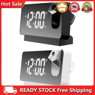 Digital Mute Clock Multifunctional Desktop Clocks LED Display for Bedroom Office