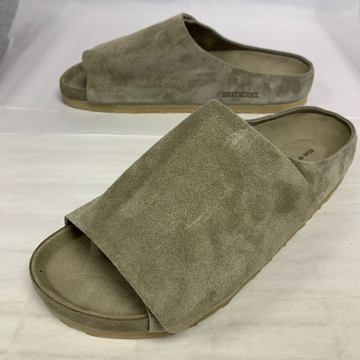 New w/o Box Birkenstock Fear of God Los Feliz Taupe Suede 