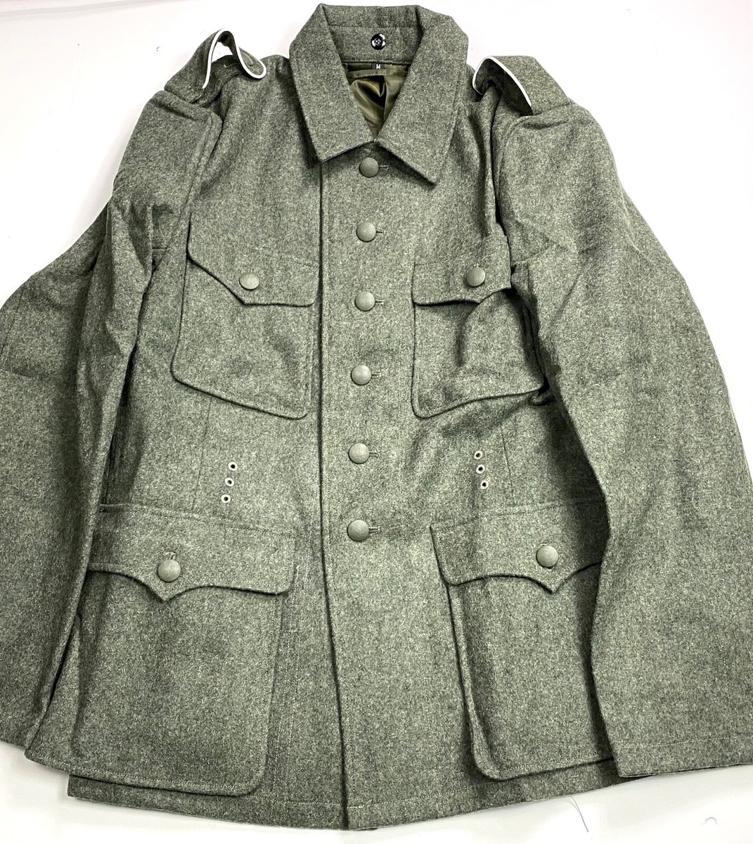 WWII GERMAN M1942 M42 WOOL COMBAT FIELD GREY TUNIC-SMALL | eBay