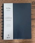 TUL Discbound Notebook – Leather Cover, Letter Size, Refillable Planner Navy