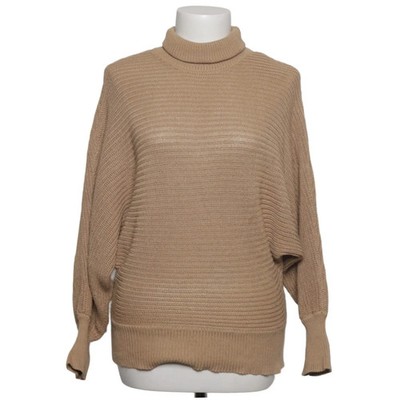 NA-KD, Rollkragenpullover, Größe: S, Folded Knitted Sweater, Beige #Mwr
