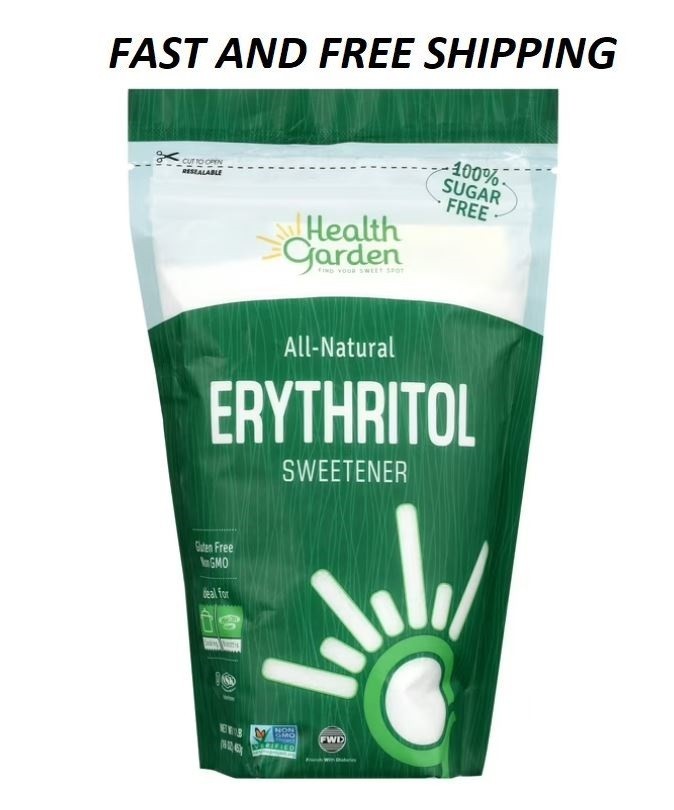 Health Garden Sweetener Erythritol, 1 Lb.....