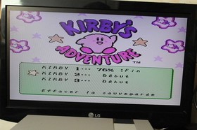 Kirby's Adventure Nintendo NES (PAL FRA) avec fourreau