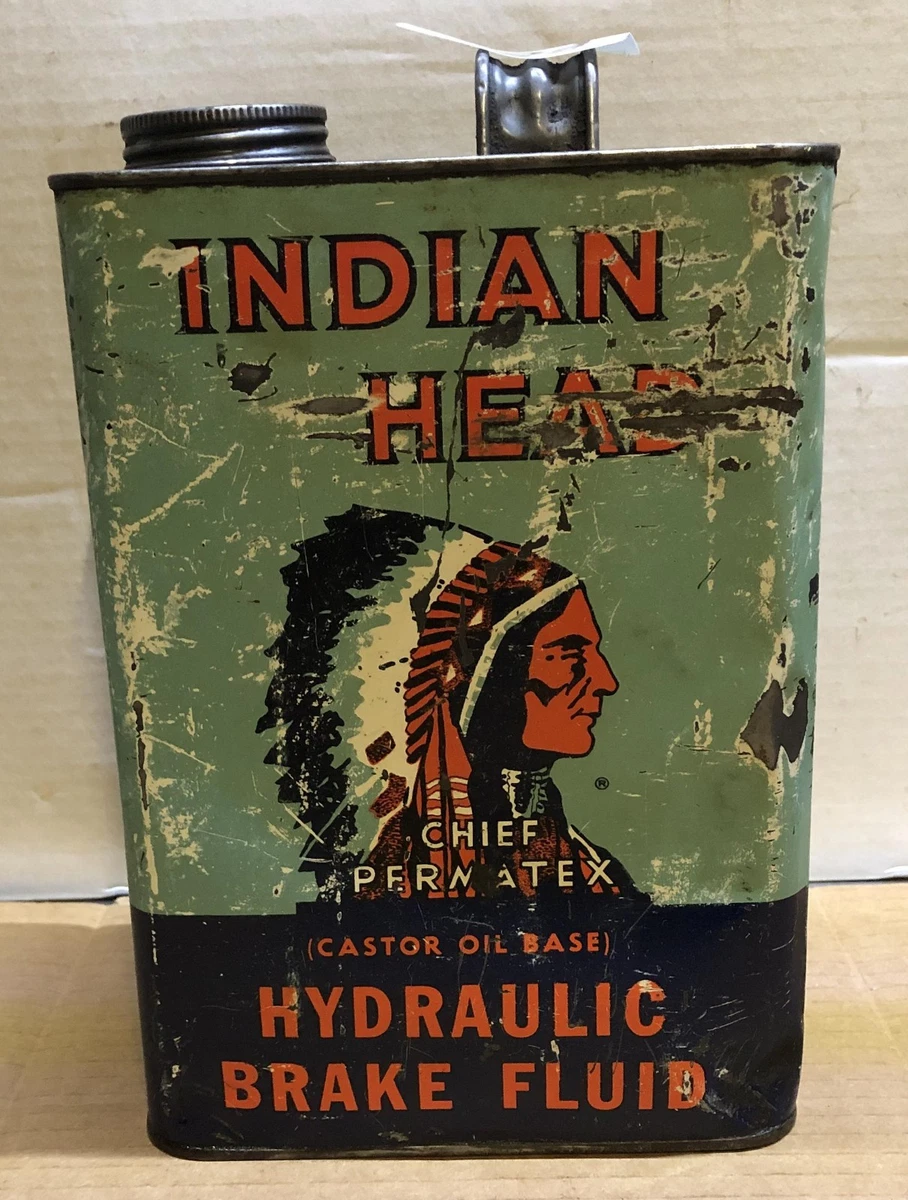 Indian Oil Can In Collectible Gas & Oil Advertising Cans And