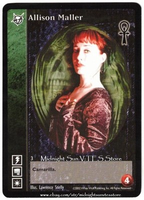 Allison Maller Brujah Camarilla Edition V:TES VTES Vampire CCG