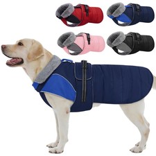Large Dog Coat for Winter Waterproof, Warm Fleece Lining Reflective Large Dog...