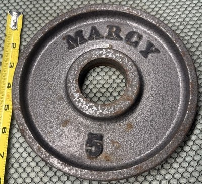 1) Single Marcy 10 lb Weight Plate Olympic deep dish Volcano 2” 20