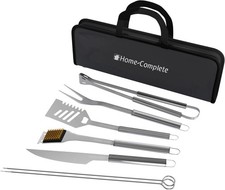 7-Piece BBQ Grill Tool Kit - Stainless Steel BBQ Accessories Kitchen Set with ..