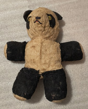Vintage 1950s 12 Panda Bear Plush Toy