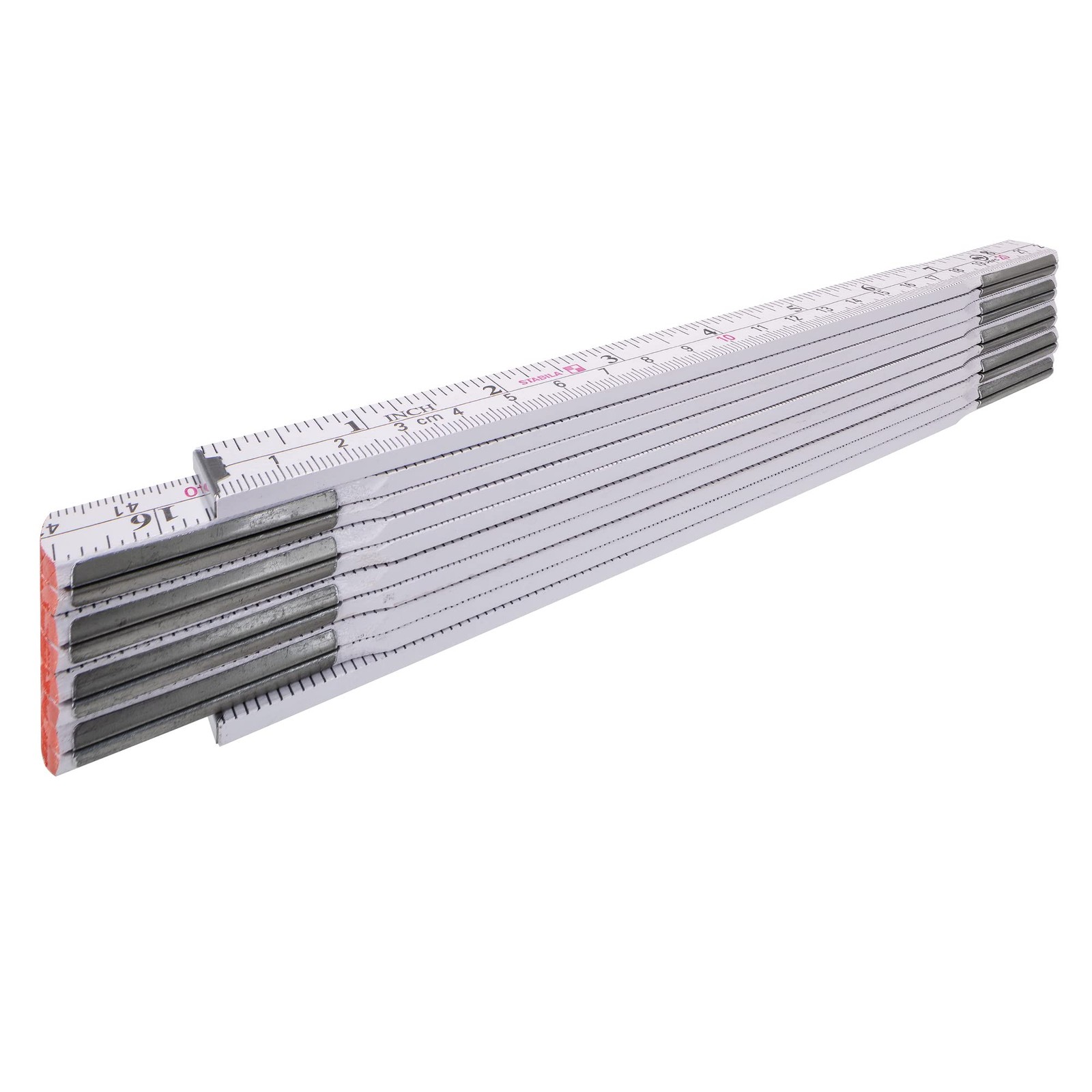 Stabila STB1607 Wooden and Plastic Folding Rules 2m / 78in, White