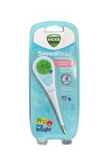 Vicks Speed Read Digital 8 Sec Thermometer Professional Accuracy + Case