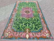 Alfombra colorida alfombra de piso alfombra vintage alfombra Anatolia alfombra envejecida 58"x107"