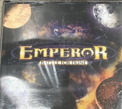 Emperor Battle for Dune PC CD-ROM Game 4 Disc Set w/ Serial Number 2001