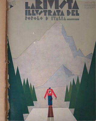 DIE ZEITSCHRIFT DES ITALIENISCHEN VOLKES - 3 GEBUNDENE AUSGABEN JANUAR FEBRUAR MÄRZ 1928